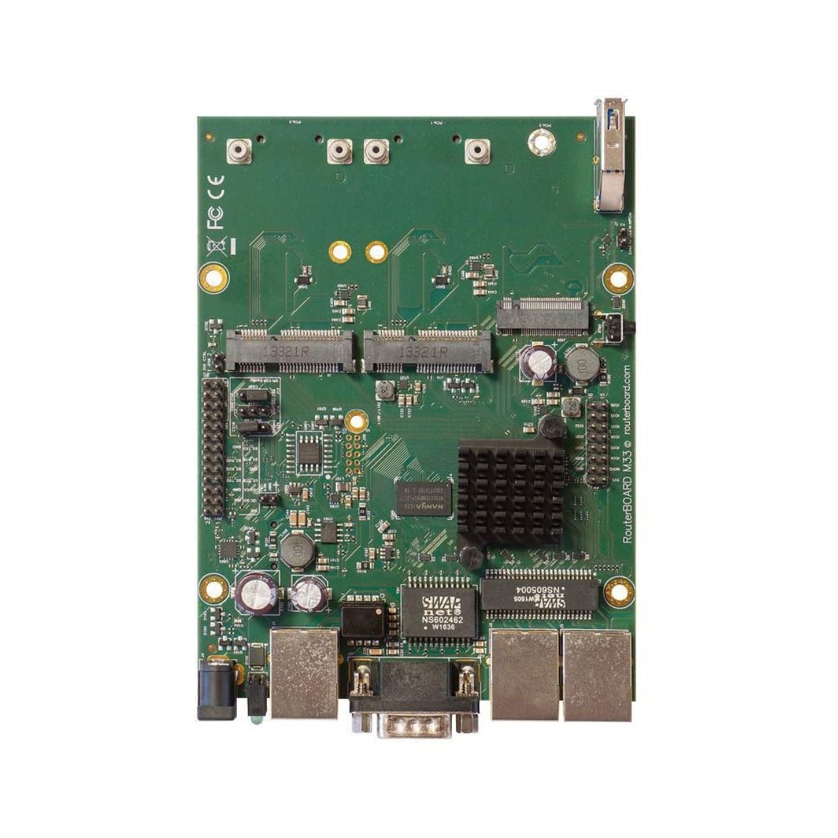 Mikrotik RBM33G - Router de Red Ethernet y LAN (Negro, Verde, Gris - Routers conectados (10,100,1000 Mbit/s, 3.0 (3.1 Gen 1), Negro, Verde, Gris, MediaTek MT7621A, 880 MHz, Flash)