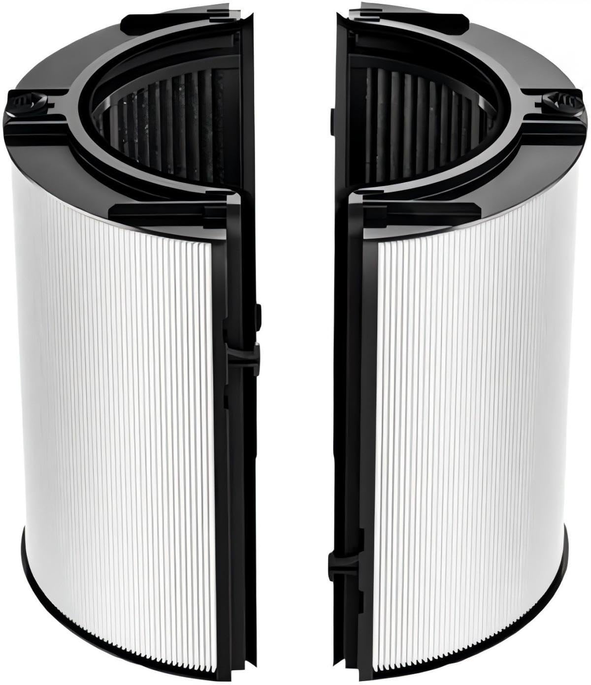 Filtro HEPA + carbón 2 en 1 compatible con filtro purificador de aire Dyson de 360° Glass HEPA+Carbono
