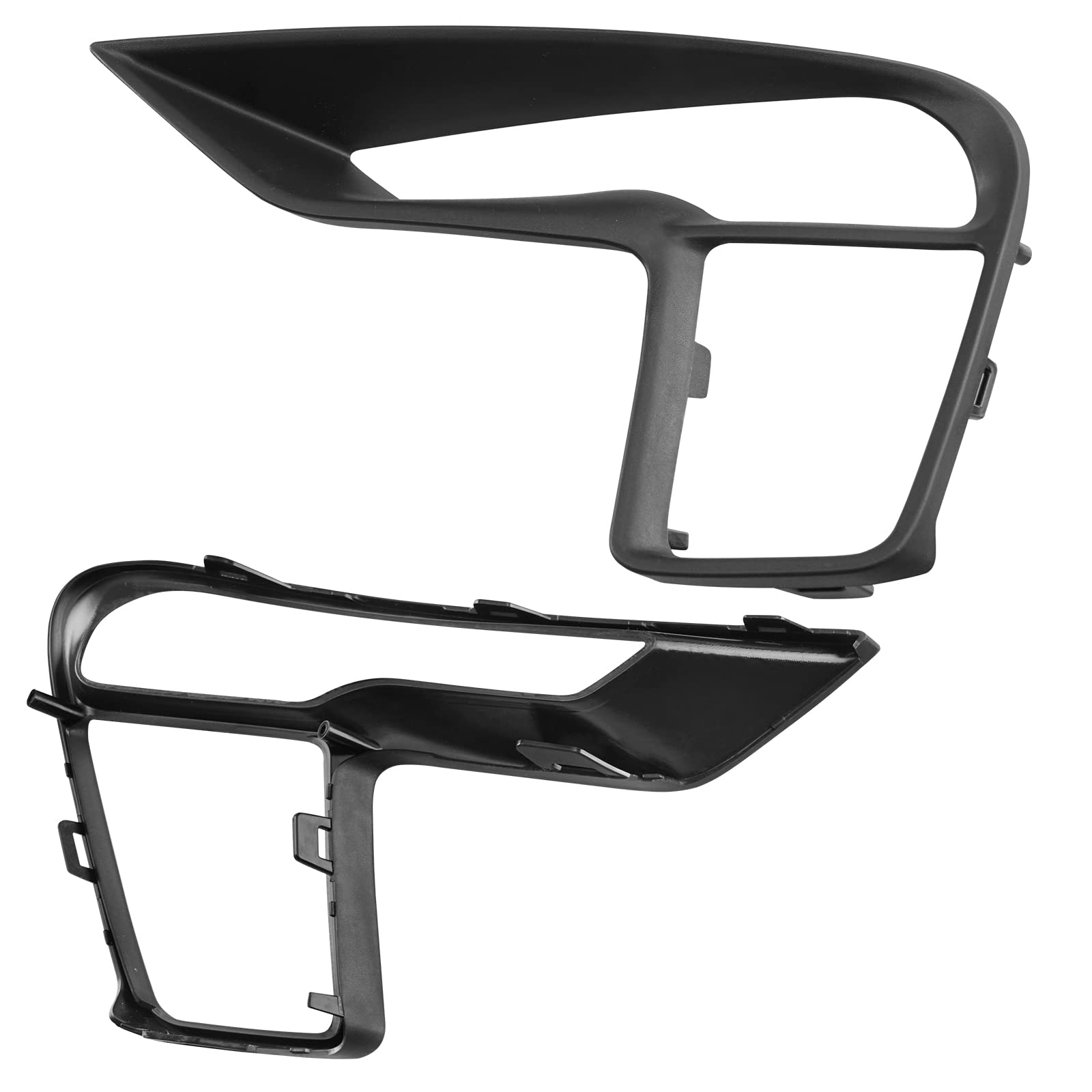 1 Par De Lámparas LED Transparentes Antiniebla Con Marcos De Lámpara