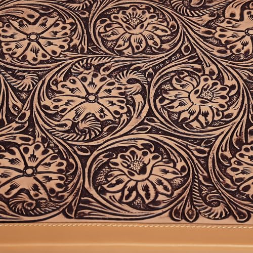 American Darling Jewelry Case Hand Tooled Genuine Leather Women's Bag Western Handbag Purse |Briefcase4