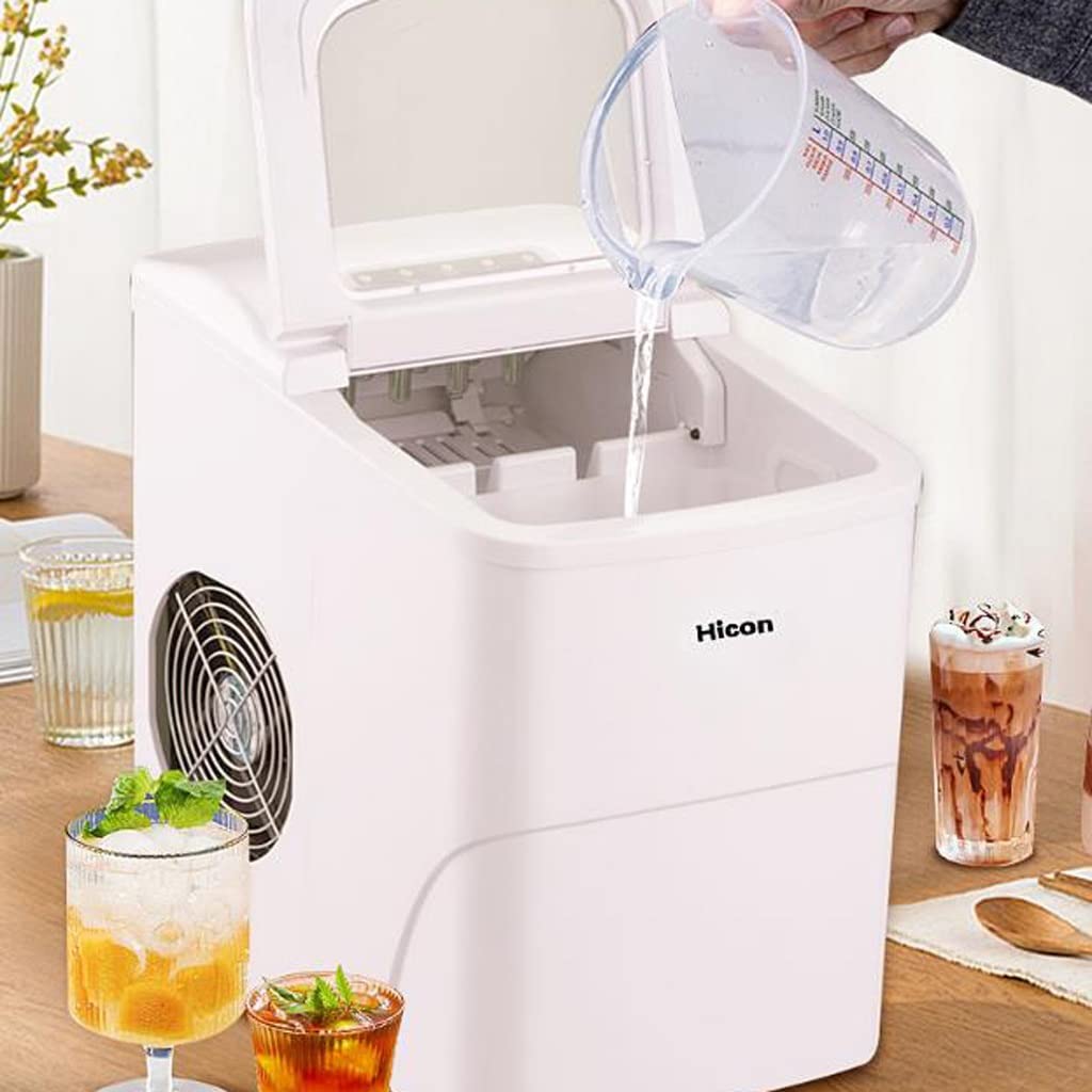 RJJ Fabricante de Hielo pequeño Mini Mini Mini Mini Retro Redondo de Hielo Fabricante de Cubos de Hielo (Color : Picture Color)