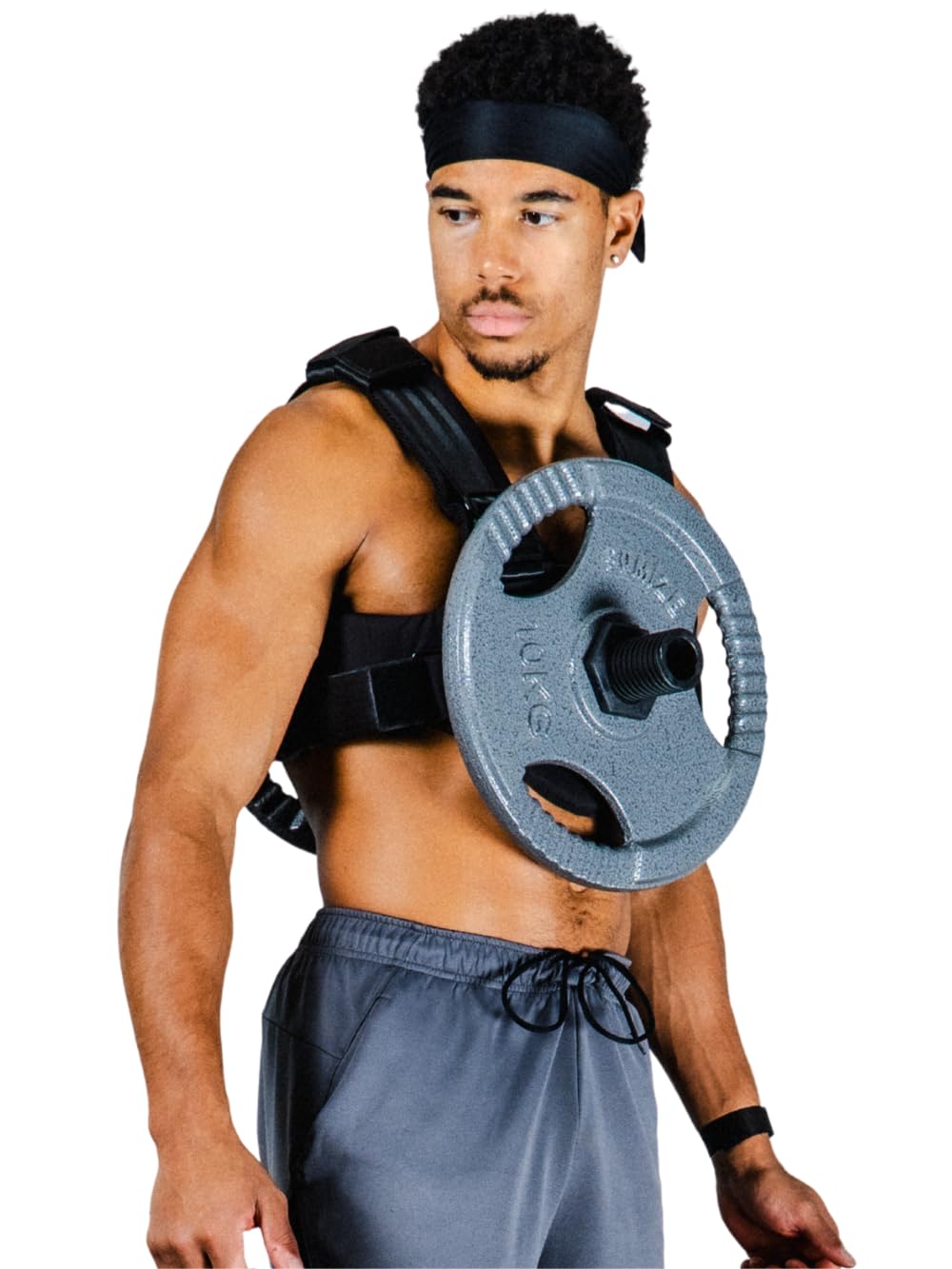 Gilet de poids pour disques de 50 mm – Réglable pour Calisthénique, Entraînement de force, CrossFit et Gym – Haute qualité pour homme et femme