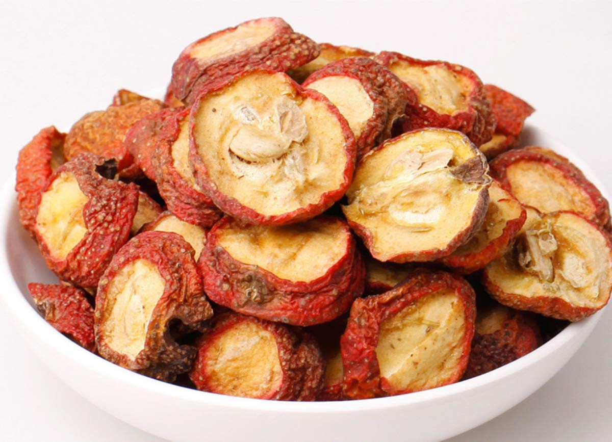 WOW-great Shandong specialty Sweet and Sour Dried Hawthorn Slice for Tea Making 250g/8.81oz/0.55lb 山楂片泡茶饮山东特产