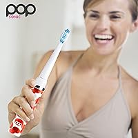 Vista 161 de Cepillo de dientes eléctrico Pop Sonic (plata metálica) – Cepillos de dientes de viaje con batería AAA Cepillos de dientes eléctricos para niños
