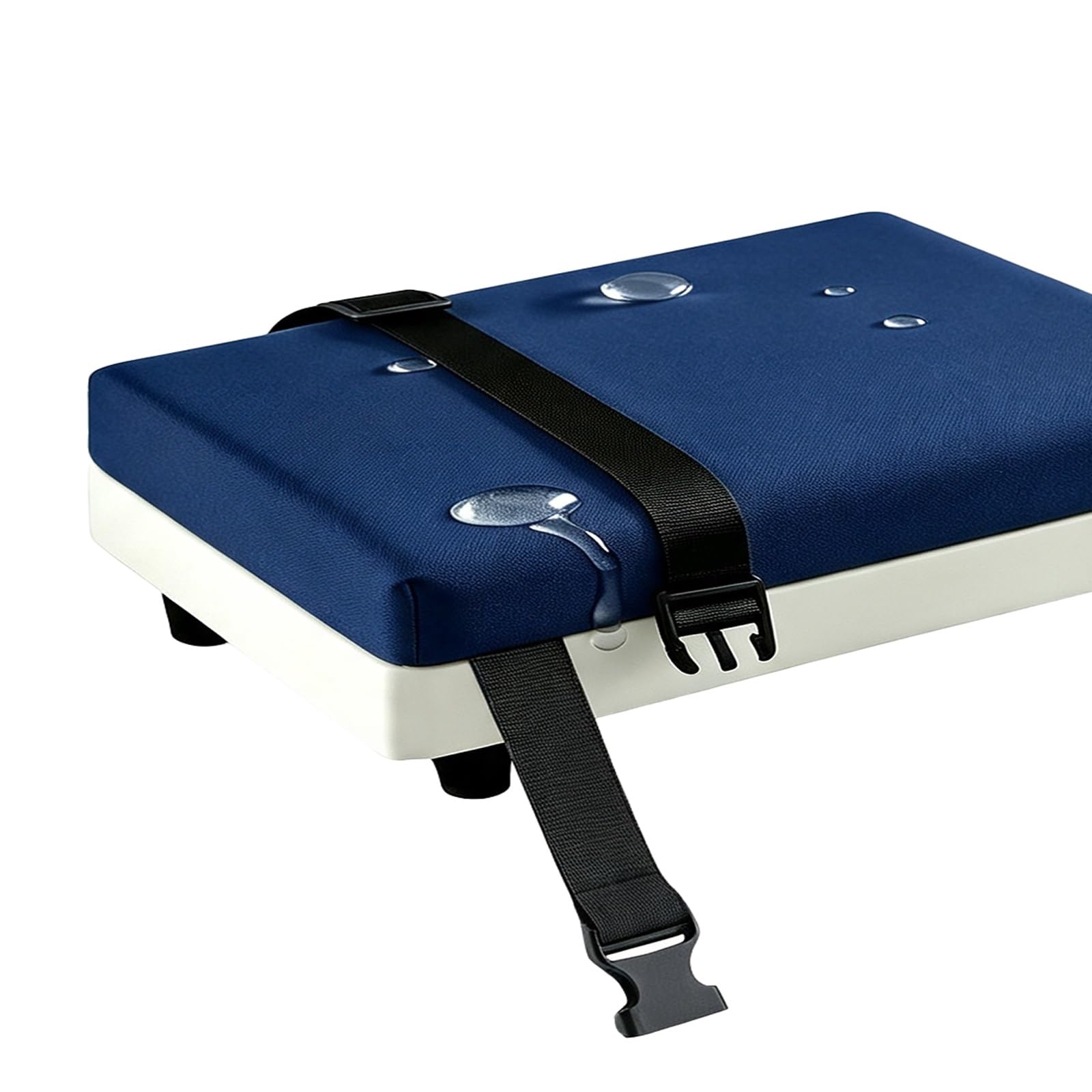 Cuscino Panca Esterno/Interno Spesso 2.5/5/7cm Antiscivolo | Cuscini per Sedie Cucina Giardino Dondolo Patio Panchina(Blu navy,180x30x5cm)