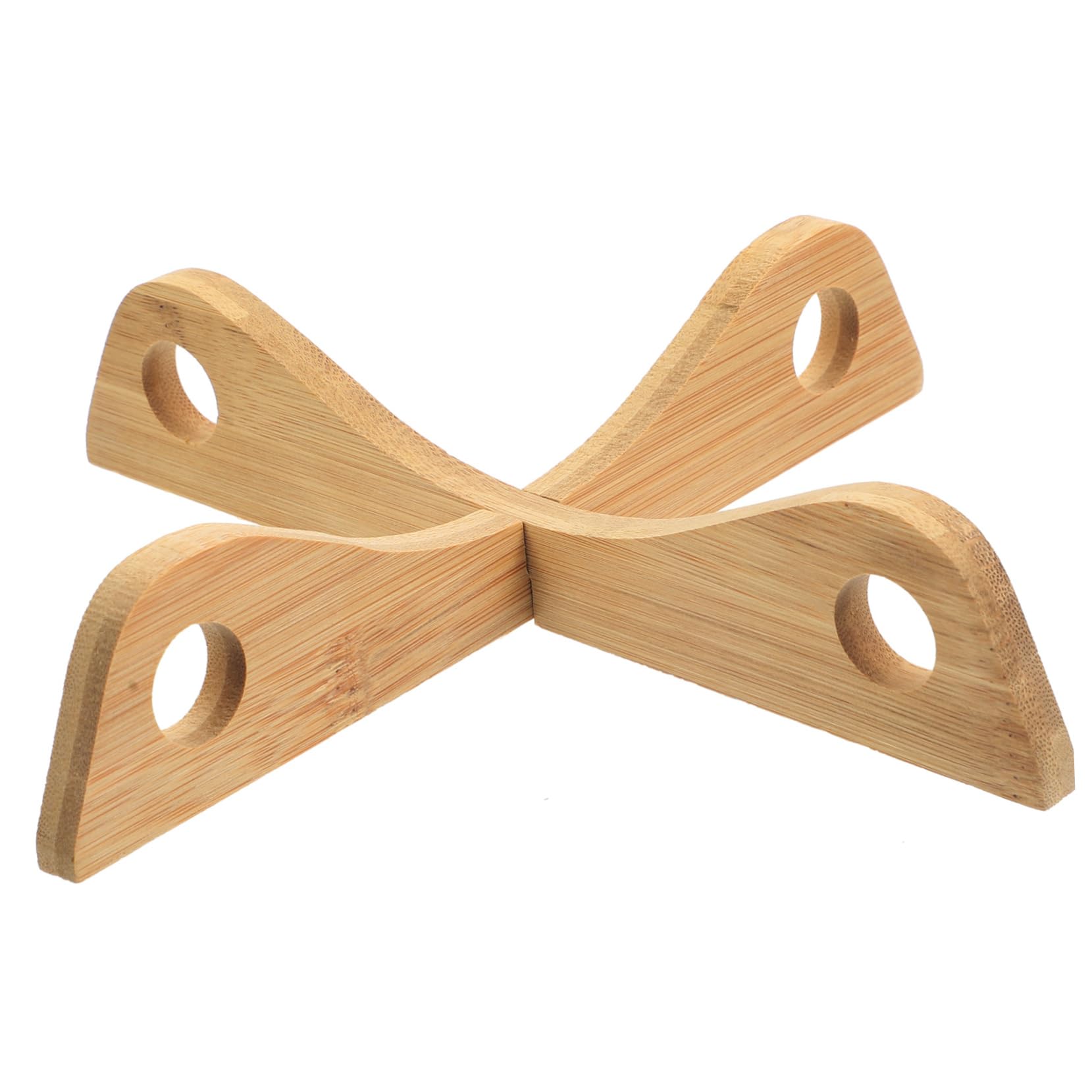 ABOOFAN 2Pcs Wok Holder Skid Pan Rack for Countertop Wear Resistant Cooling Rack Stylish Kitchen Utensil Stand for Home Dining and Restaurant Use