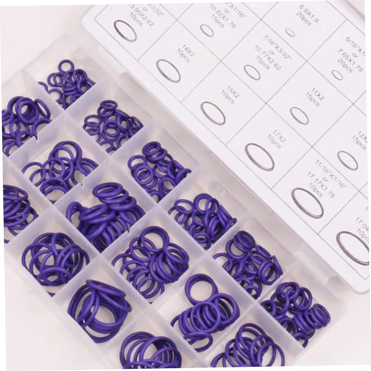 PRETYZOOM 270pcs Car Repair Rubber Seal for Air Conditioners High-Temperature Resistant Nitrile Rubber Wear-Resistant Seal Assortment for Mechanical Maintenance