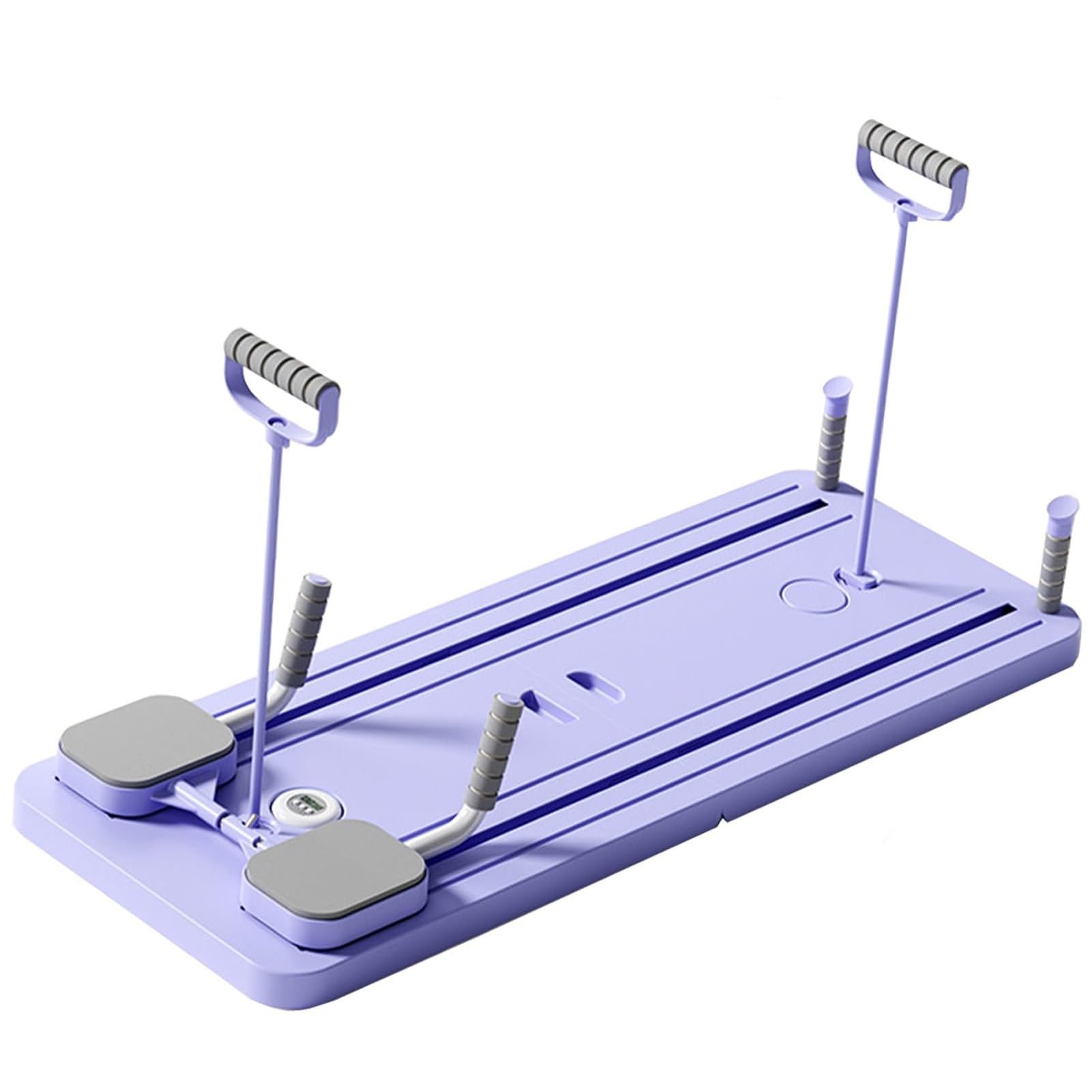 YZRDCXMPilates Board,Pilates Reformer Board Set,Multifunctional Abdominal Board, Automatic Rebound Ab Roller Board Foldable Abdominal Board Exercise Machine for Home with Elbow Support