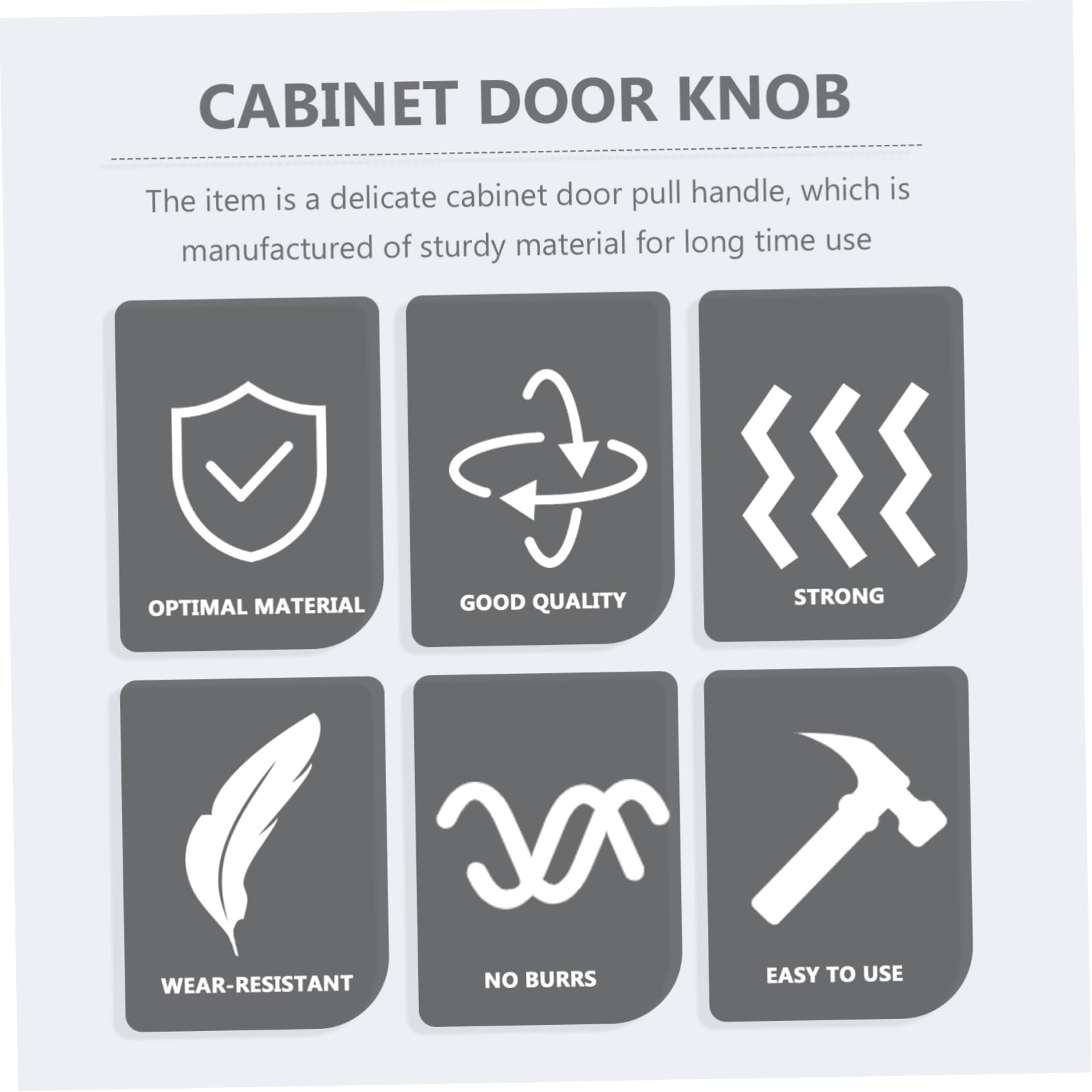 DOITOOL 12pcs Wooden Kitchen Mushroom Door Knob Handles Smooth Touch for Cabinets Dressers Drawers Cupboards