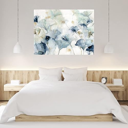 Miniatura 4 de Fine Art Canvas Glorious Ginkgo - Lienzo decorativo horizontal para pared de la artista Carol Robinson para sala de estar, dormitorio, baño, cocina,