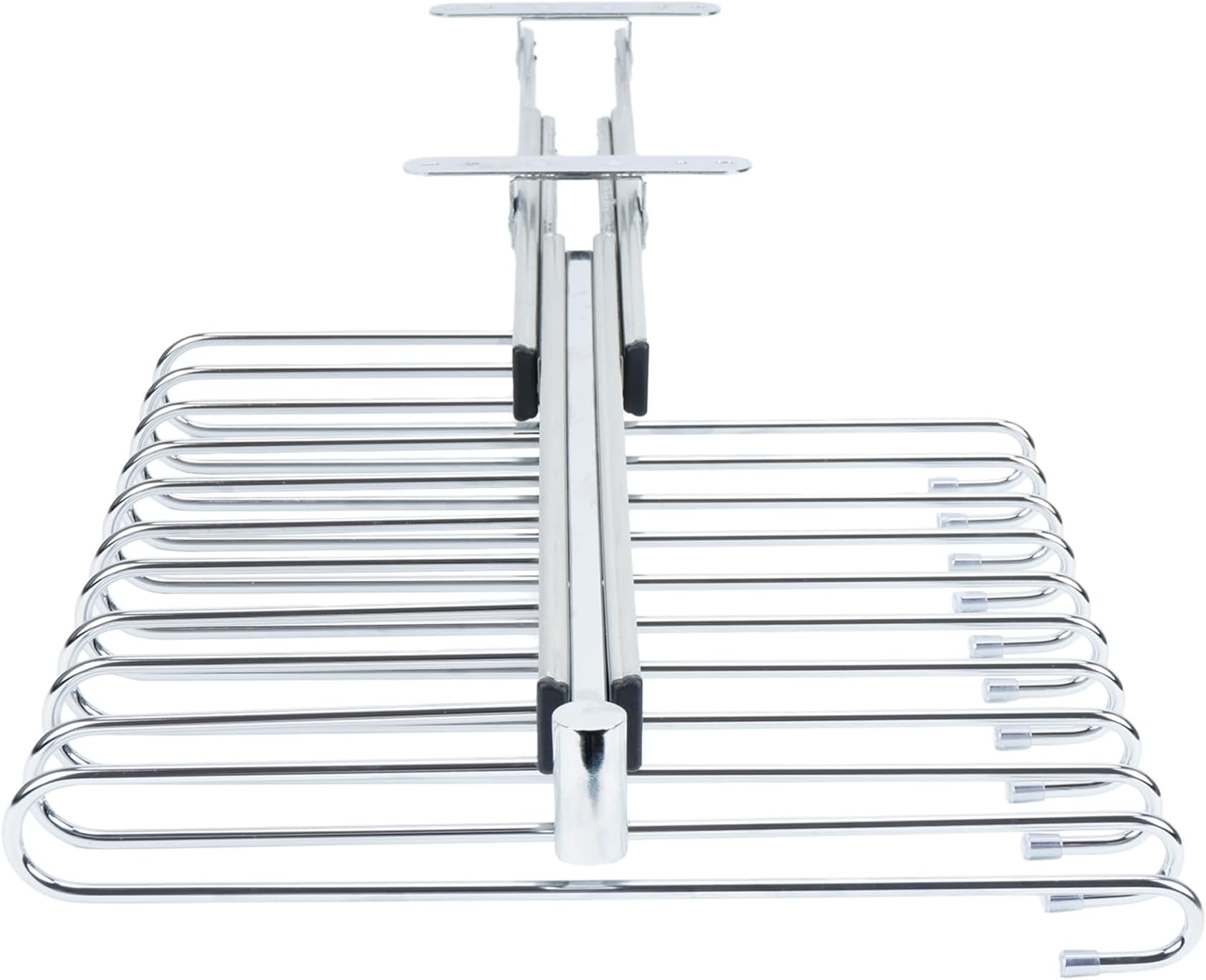 Amazon.com: ybaymy Pull Out Trousers Rack 22 Arms Steel Pull Out Pants ...