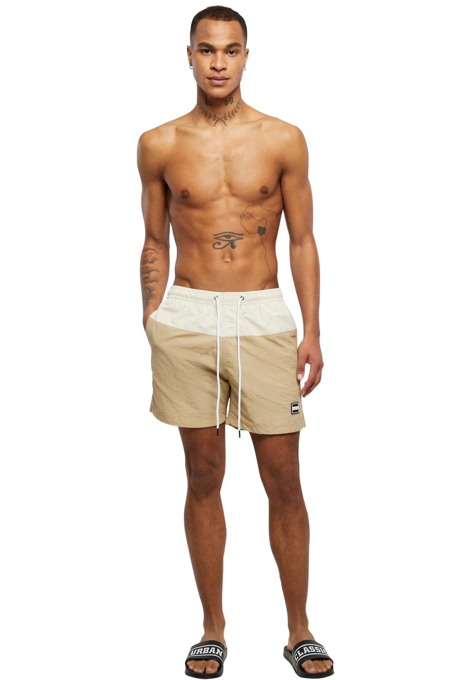 URBAN CLASSICS, Block Swim Shorts, Costume da Bagno Uomo per Mare e Piscina, Disponibili in Oltre 20 colori, Taglie XS - 5XL