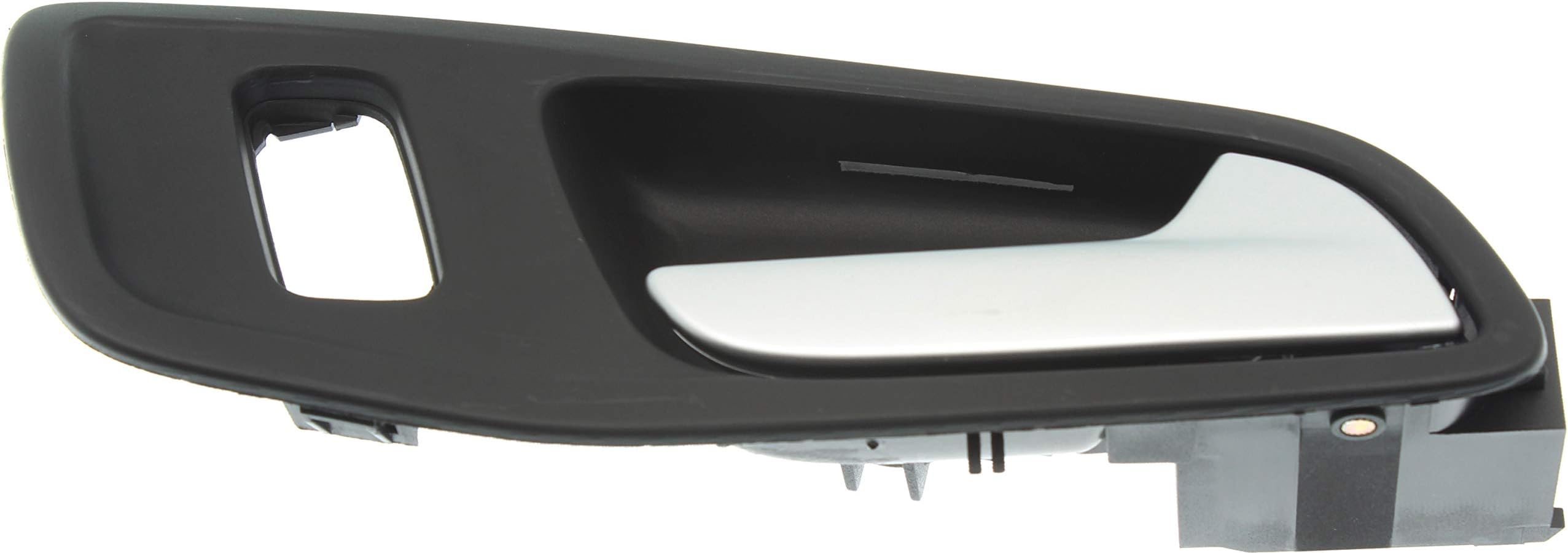 Evan FischerFront Interior Door Handle Compatible with 2013-2017 Ford Escape/C-Max Silver Lever/Black Housing Small Hole SE/SEL/Titanium Model Passenger Side