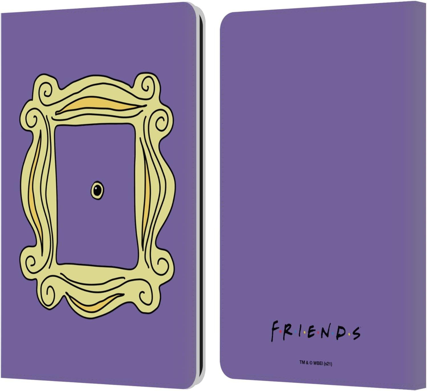 Head Case Designs Officially Licensed Friends TV Show Peephole Frame Iconic Leather Wallet Case Compatible with Kindle Paperwhite 1/2 / 3