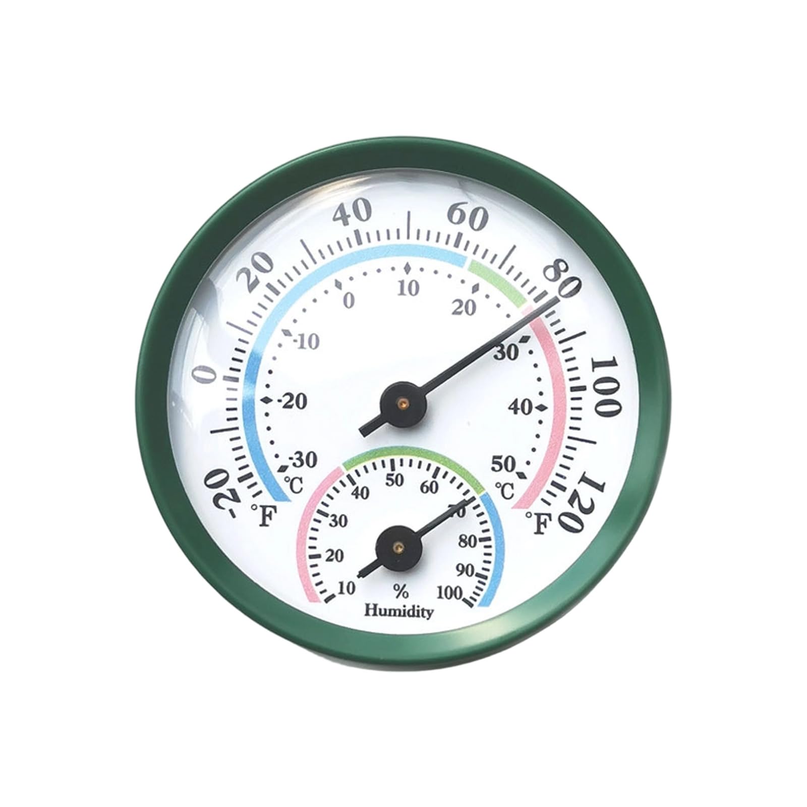 Stylish Round Hygrometer Thermometers with Base & Aluminum Frame Simple Installs Suitable for Various Locations Similar Hygrometer Thermograph