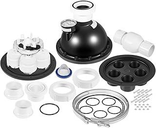 5-Port Complete 1.5" Water Valve Assembly for Zodiac, 5-9-2000 Replacement Part for Caretaker in-Floor Cleaning System