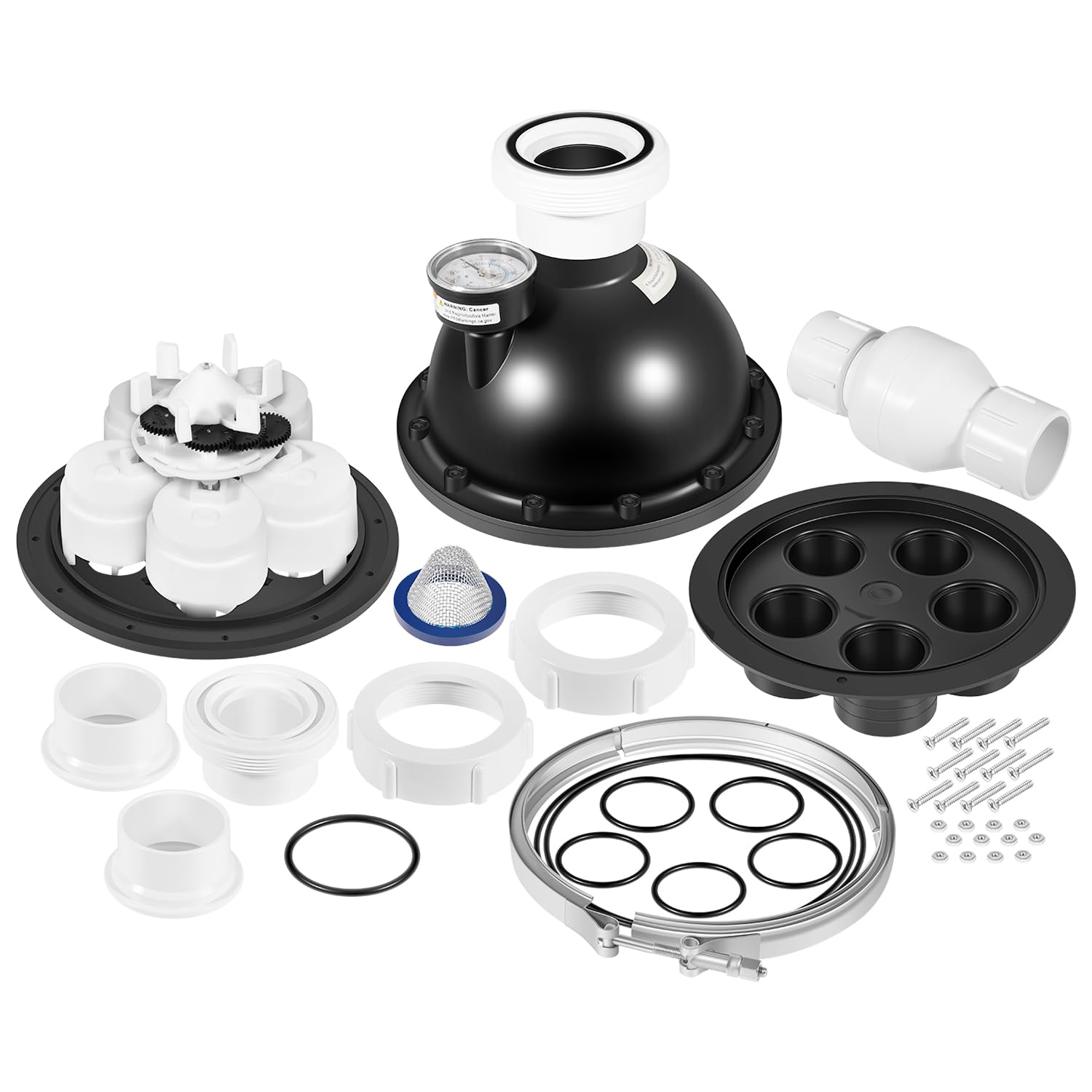Photo 1 of Bzcovac 5-Port Water Valve Assembly for Pool Cleaning Systems