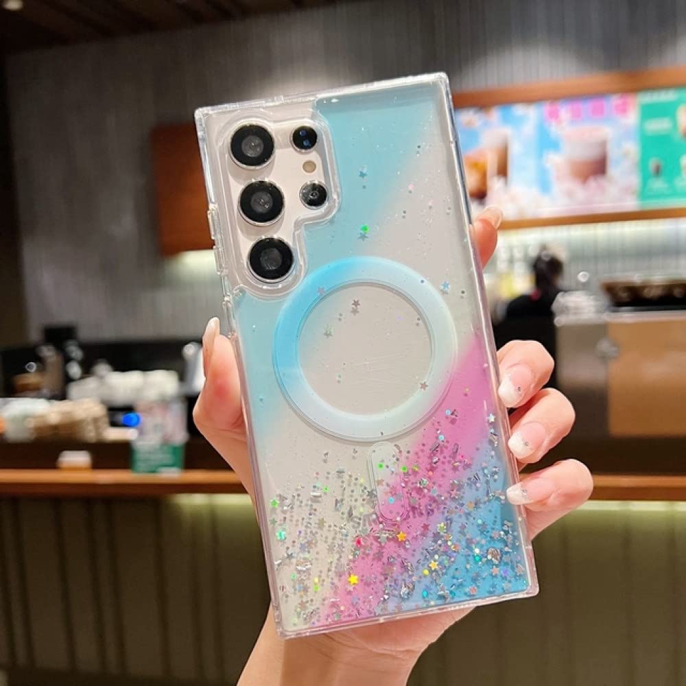 Coque Samsung S23 Ultra Glitter Gradient robuste et transparente - 7