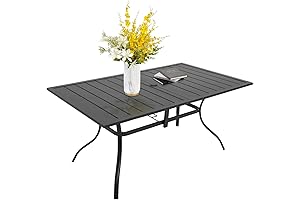 38"x 63" Outdoor Table for 6 Person