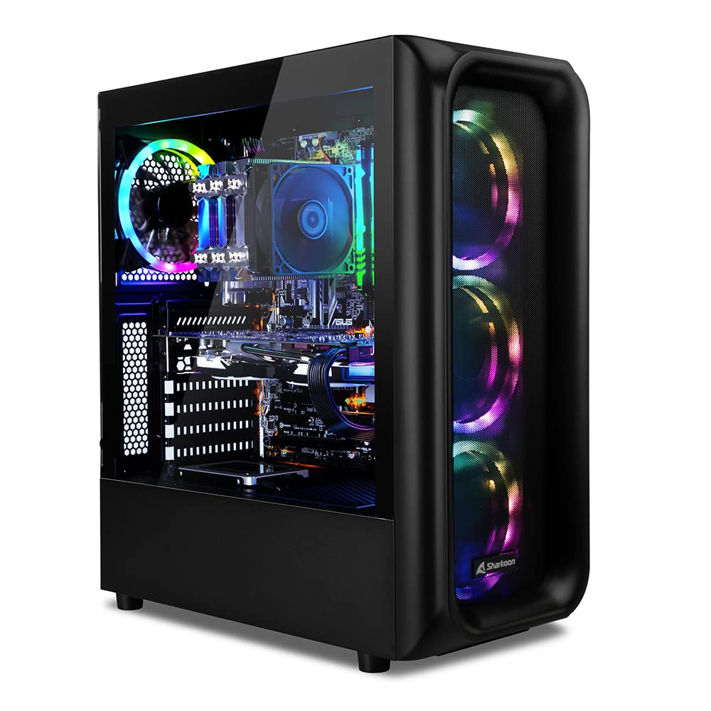 Sharkoon TK5M RGB, Caja de Ordenador para Gaming.