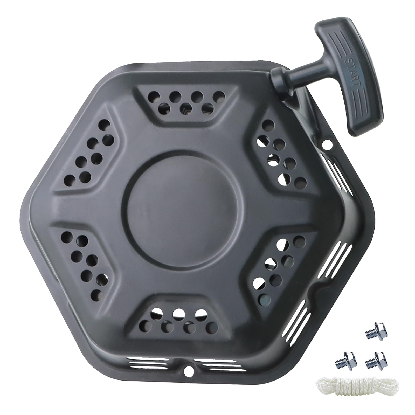 KIKITE Arrancador de retroceso para generador Champion de 420 cc, 439 cc, 459 cc, piezas de motor, pieza de repuesto #100715836-0001