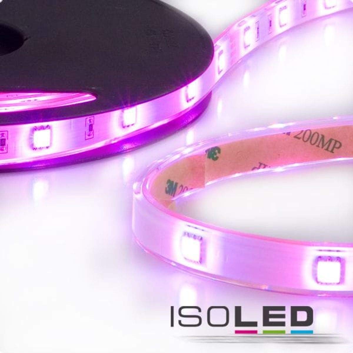 Tira de LED RGB multicolor 5 metros 36 W 150 LED 24 V IP68 Aqua