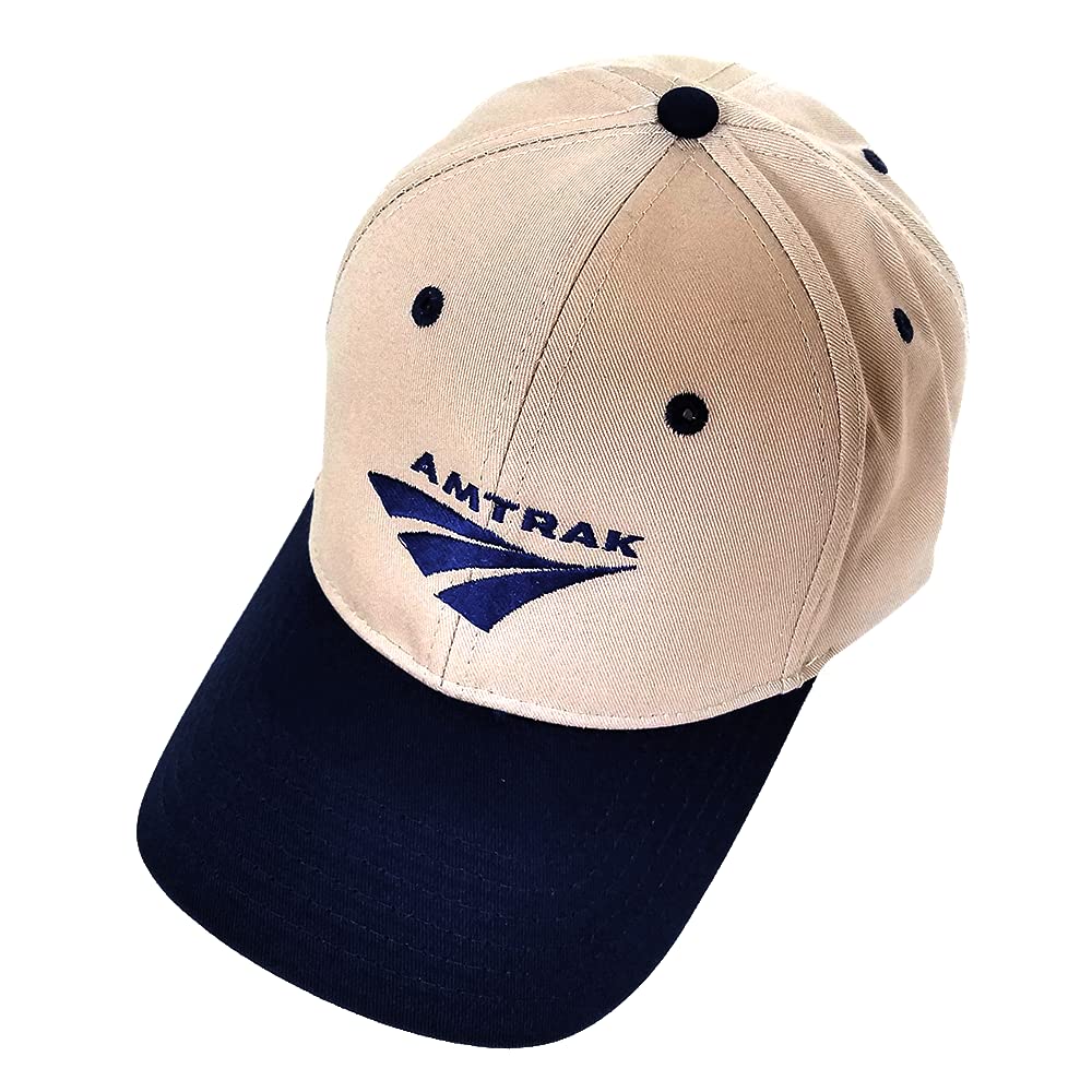 Amtrak Acela Embroidered Hat [hat52] Navy/Tan