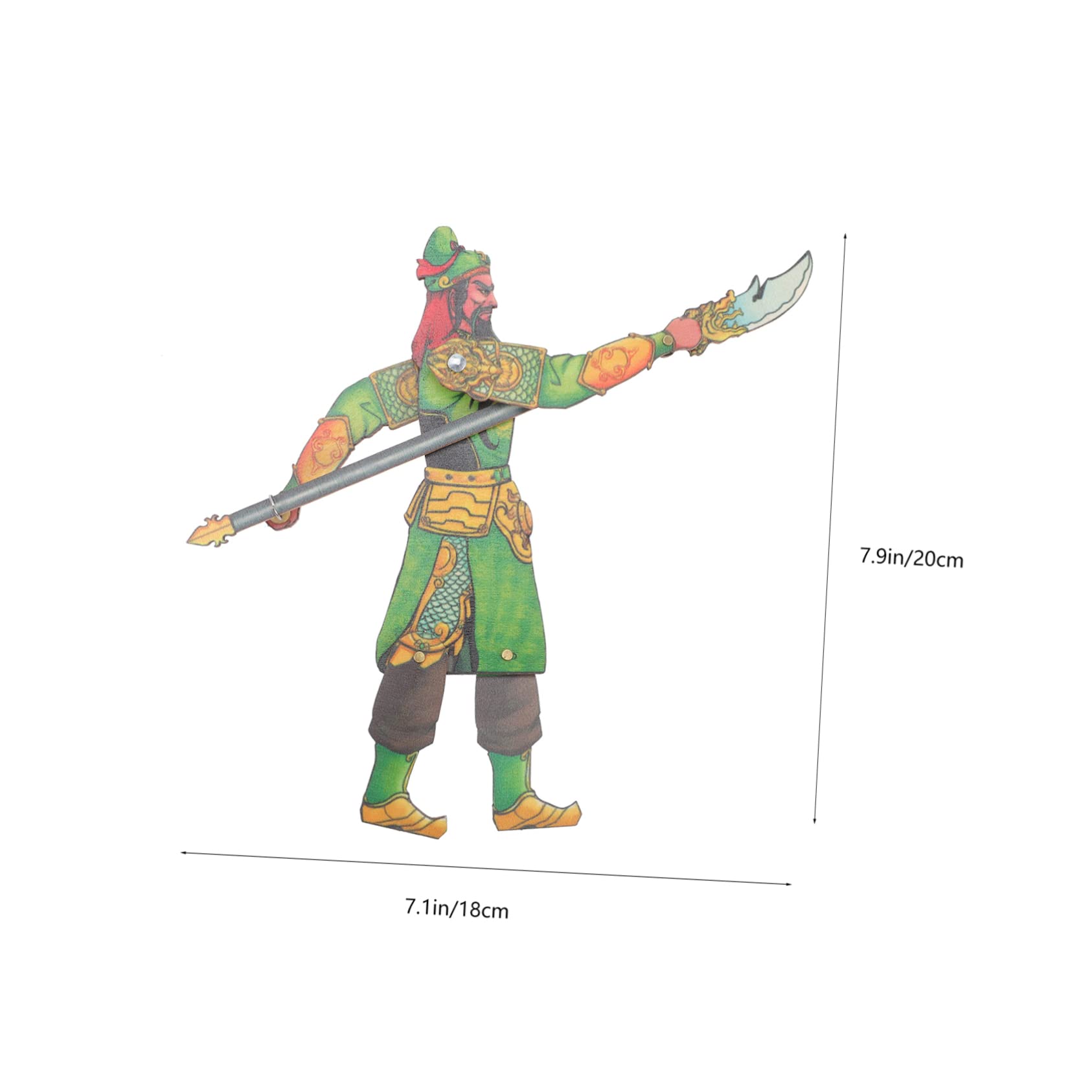 BESPORTBLE Handmade Shadow Theater Chinese Traditional Figures for Adults Compact Lightweight Puppet Props for Family Bonding Early Education