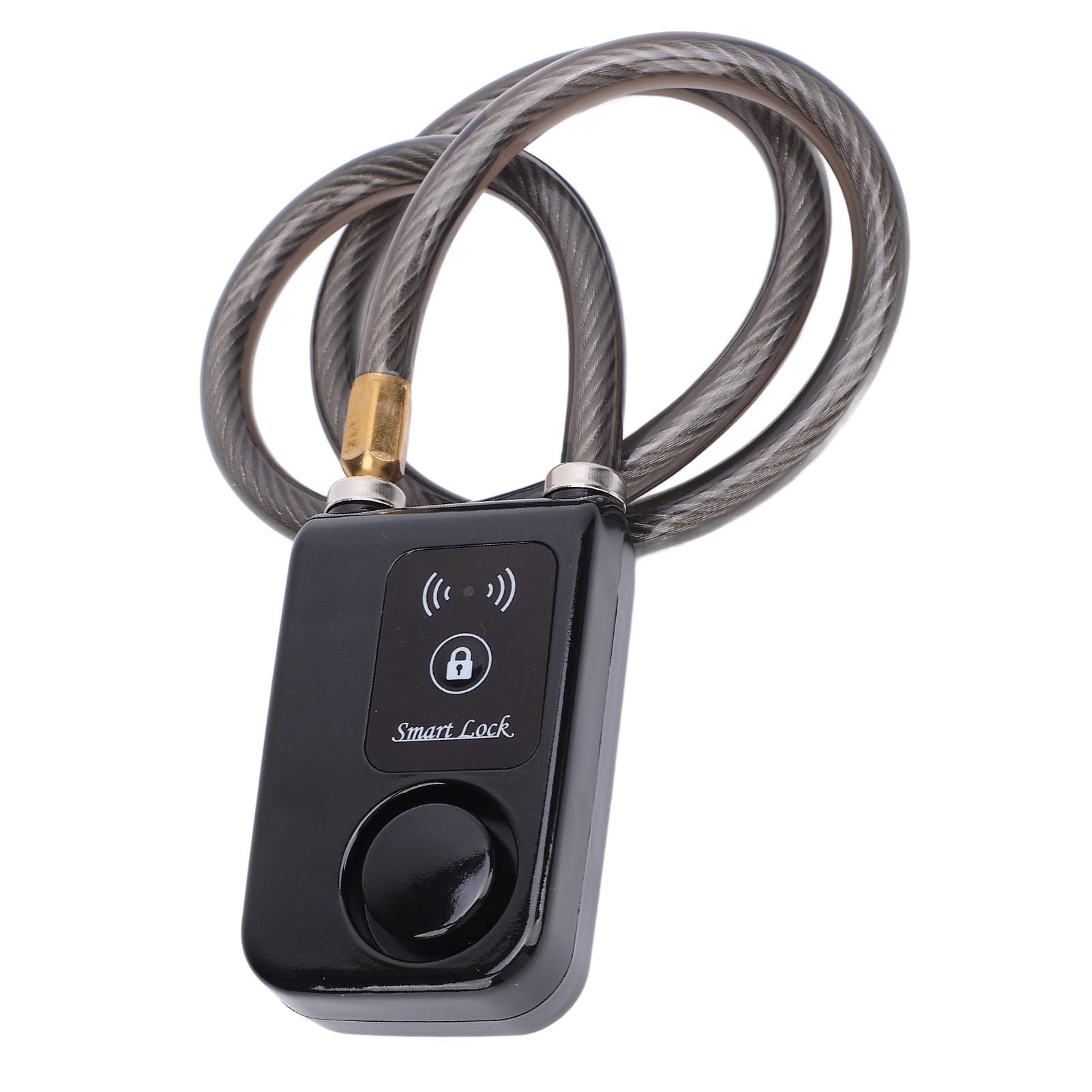 Lucchetto per Bici Bluetooth, Smart Lock Senza Chiave con Controllo APP per Telefono, IP44 Impermeabile, Allarme Superiore a 110 DB, Blocco Antifurto per Moto, Bicicletta,