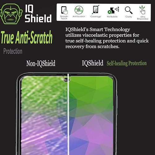 Miniatura 6 de IQShield Protector de pantalla compatible con Samsung Galaxy Z Flip 3 (paquete de 2) Película de TPU transparente ultra fina antiarañazos