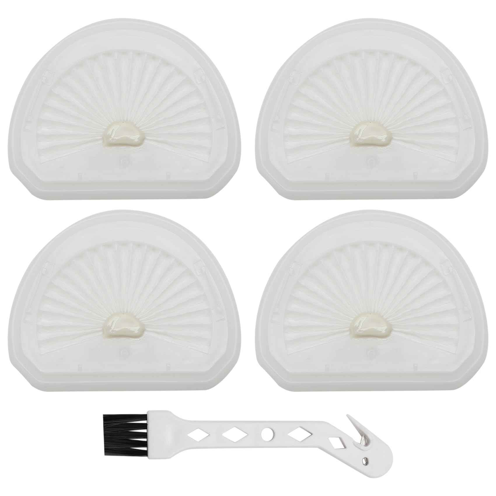 qimoi 4 Pack Hepa Post Filter Replacement for Hand Vacuum Cleaner VLPF10 HLVA320J00 Filters
