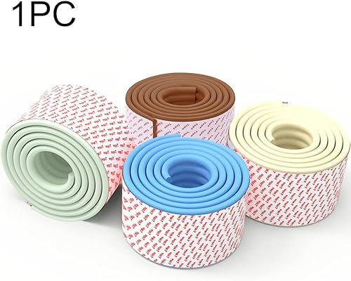 Miniatura 8 de Protectores de bordes suaves extra anchos para bebé con adhesivo fuerte precintado de 2M, protectores de seguridad a prueba de bebés, espuma