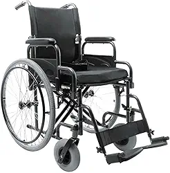 CADEIRA DE RODAS D400 AÇO -120KG - T44