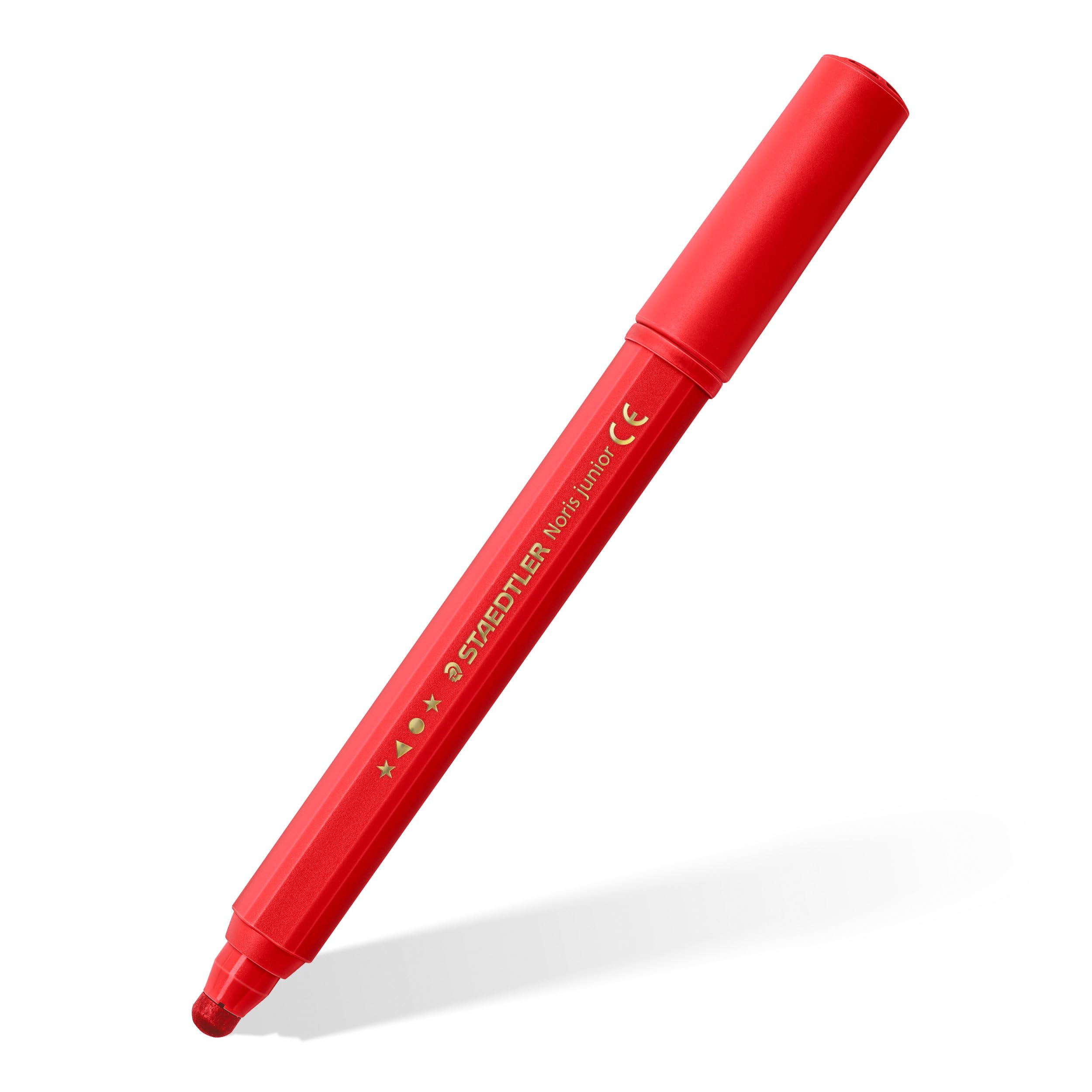 STAEDTLER 329 C12 Noris Junior Jumbo Fibre-Tip Pens For Toddlers Age 2+ - Assorted Colours (Pack of 12) - Image 2