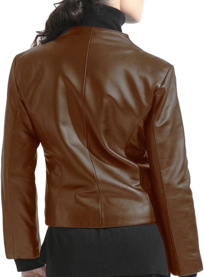Amazon.com: Western Piel chamarra de piel café de la mujer, 3XL, Marrón :  Ropa, Zapatos y Joyería