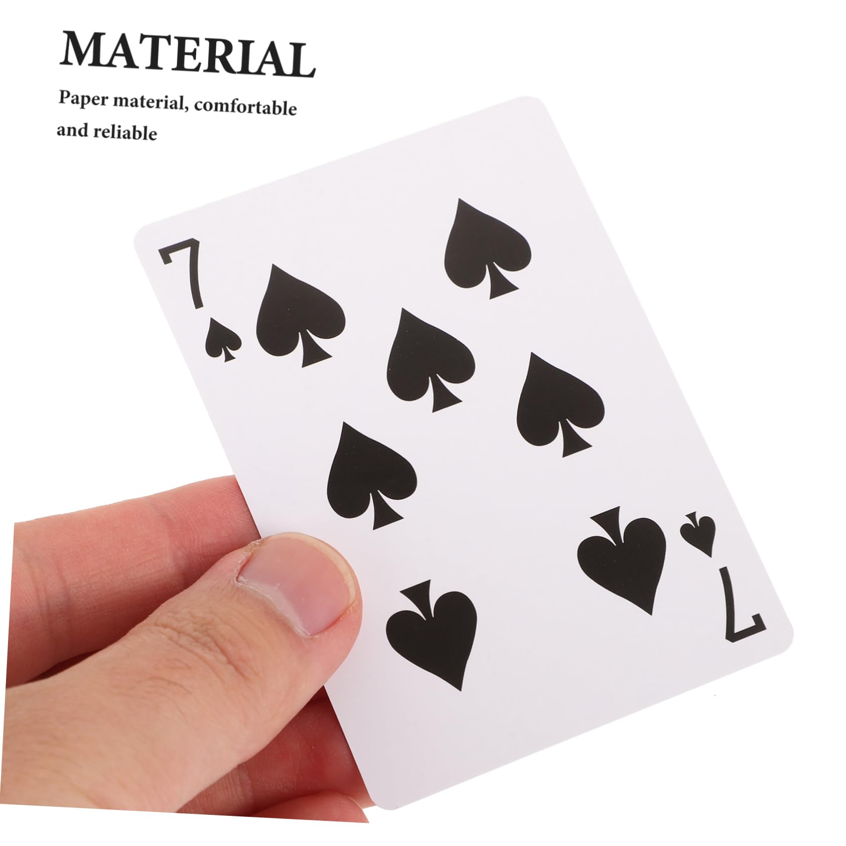 ibasenice 5juegos Cartas De Póker para Transferencia De Calor Tarjetas De Papel para Entretenimiento Mesa para Fiestas y Reuniones Sociales