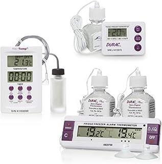 SP Bel-Art, H-B Frio Temp Calibrated Dual Zone Electronic Verification Thermometer; -40/70C (-40/158F), Freezer/Refrigerator Calibrations (B60210-0300)