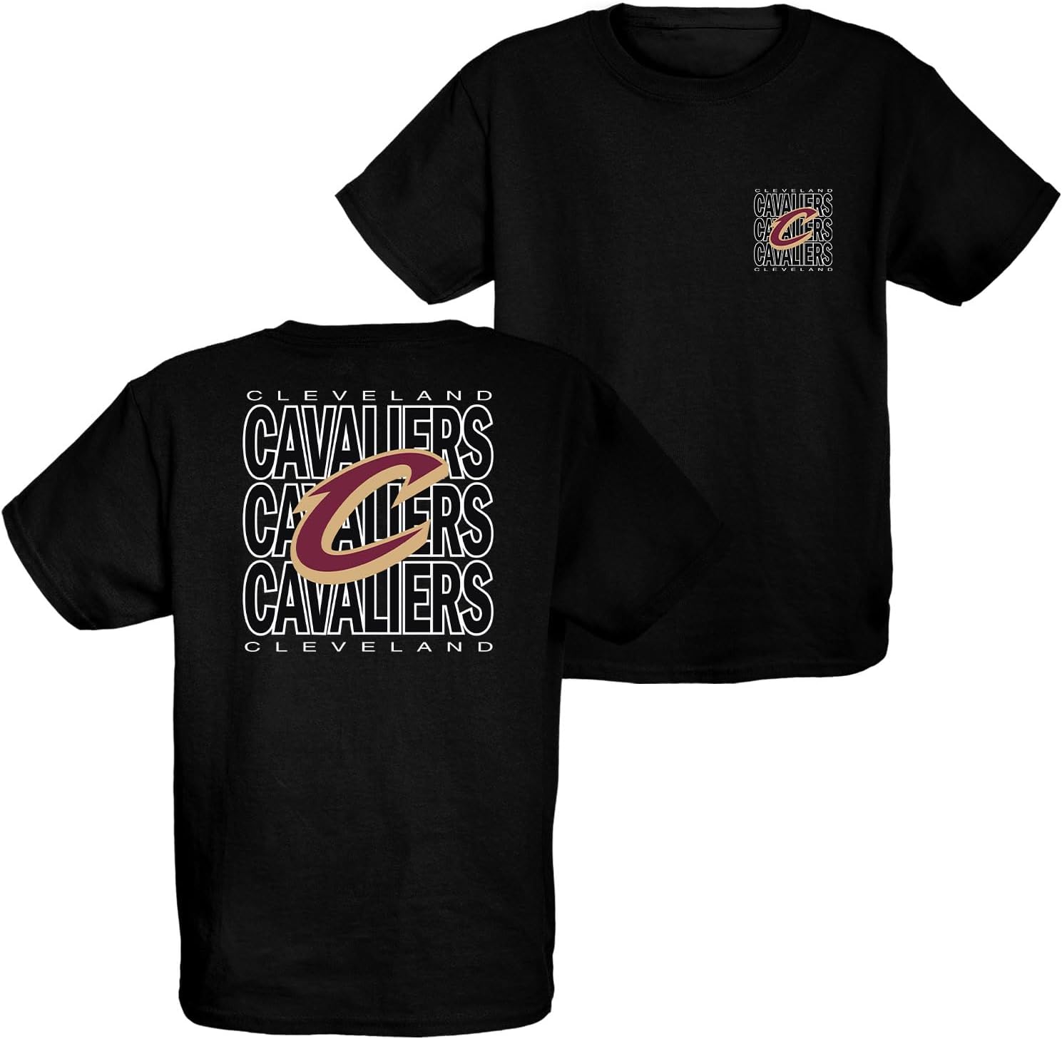 Blue 84 Unisex Kid's NBA Officially Licensed Youth T-Shirt Front/Back Press