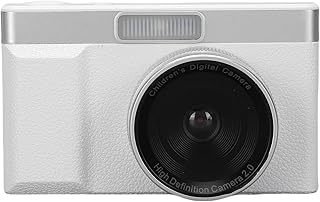 Denash Digital Camera, 48MP 1080P 2.4 Inch 180 Flip Screen Auto Focus 8X Digital Zoom AI Anti Shake, with Portrait Beautification and Time Lapse, for Travel Selfie Social Media Sharing