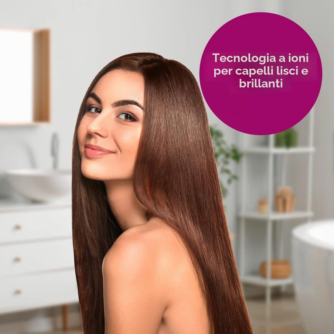 Beurer HS 60 Spazzola Lisciante con Rivestimento in Ceramica e Tecnologia agli Ioni Integrata