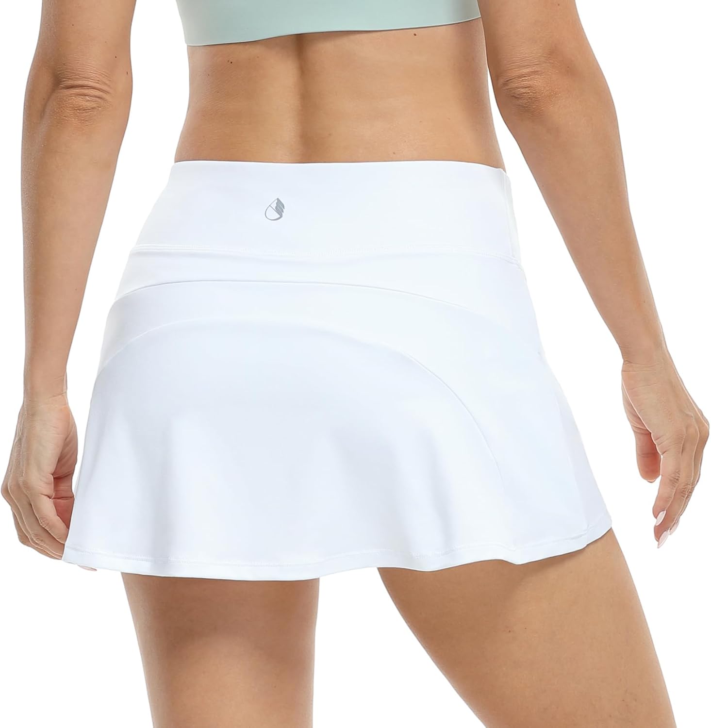 icyzone Athletic Tennis Skirts for Women with Pockets Shorts, Workout Running Golf Skorts