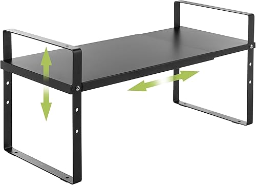 Miniatura 8 de Estante organizador expandible para gabinete estante apilable para encimera de cocina estante de almacenamiento de despensa de altura ajustable