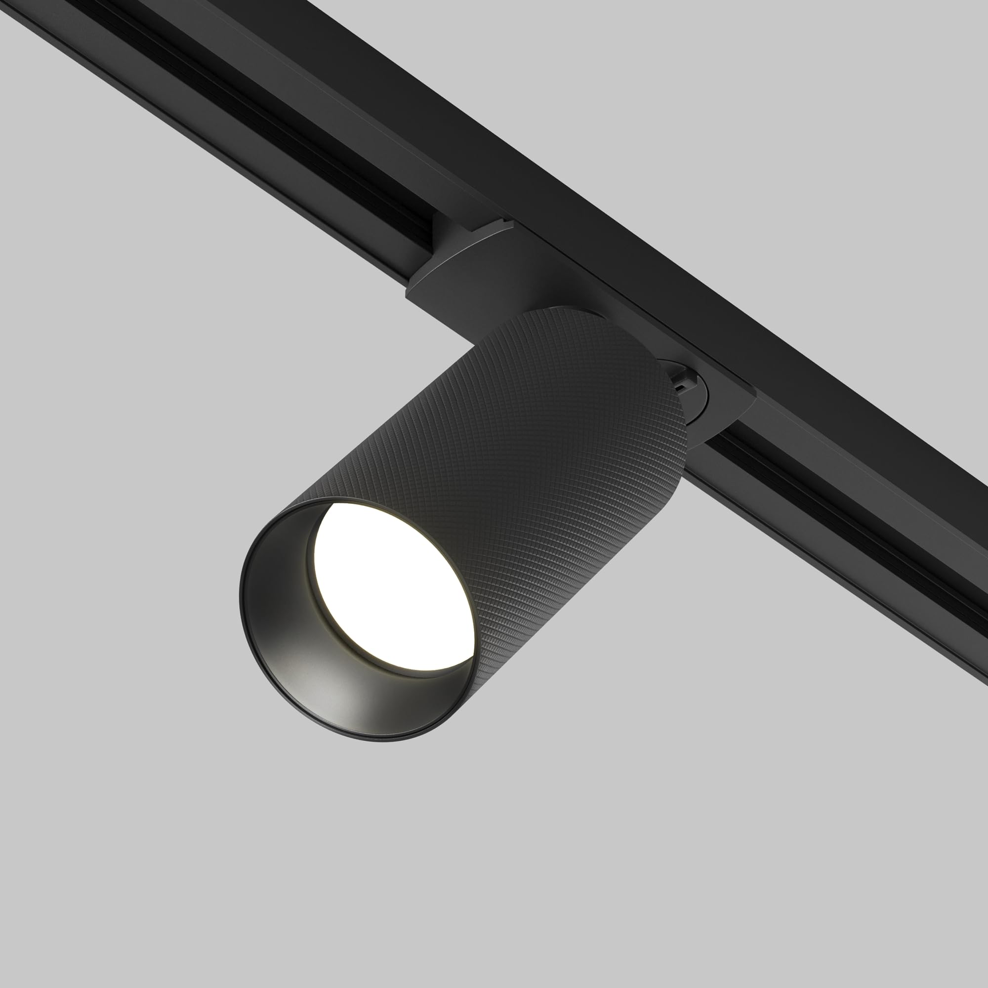 MAYTONI DECORATIVE LIGHTING Moderne Strahler für Schienensysteme Artisan 1xGU10 excl.aus Aluminium Schwarz 12W für Küche, Schlafzimmer, Wohnzimmer, Esszimmer, Lobby