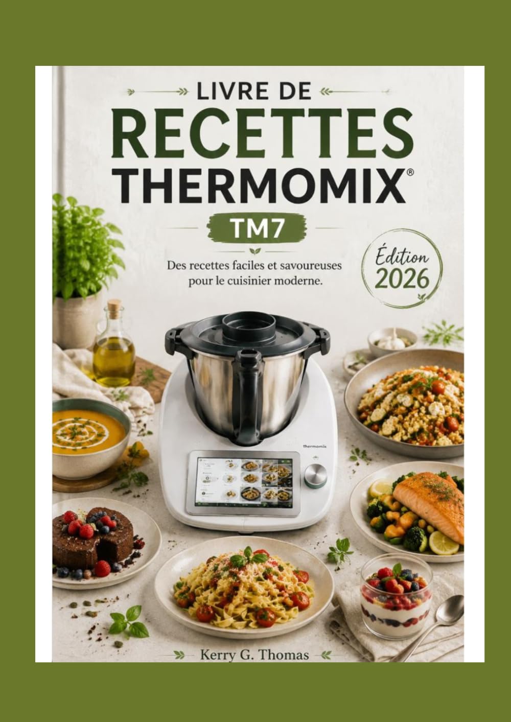 LIVRE DE RECETTES THERMOMIX Tm7: Des recettes faciles et savoureuses pour le cuisinier moderne