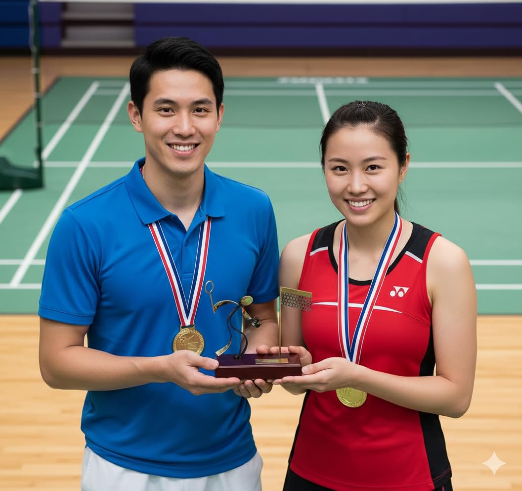 Trofeo para Bádminton GRABADO premio PERSONALIZADO