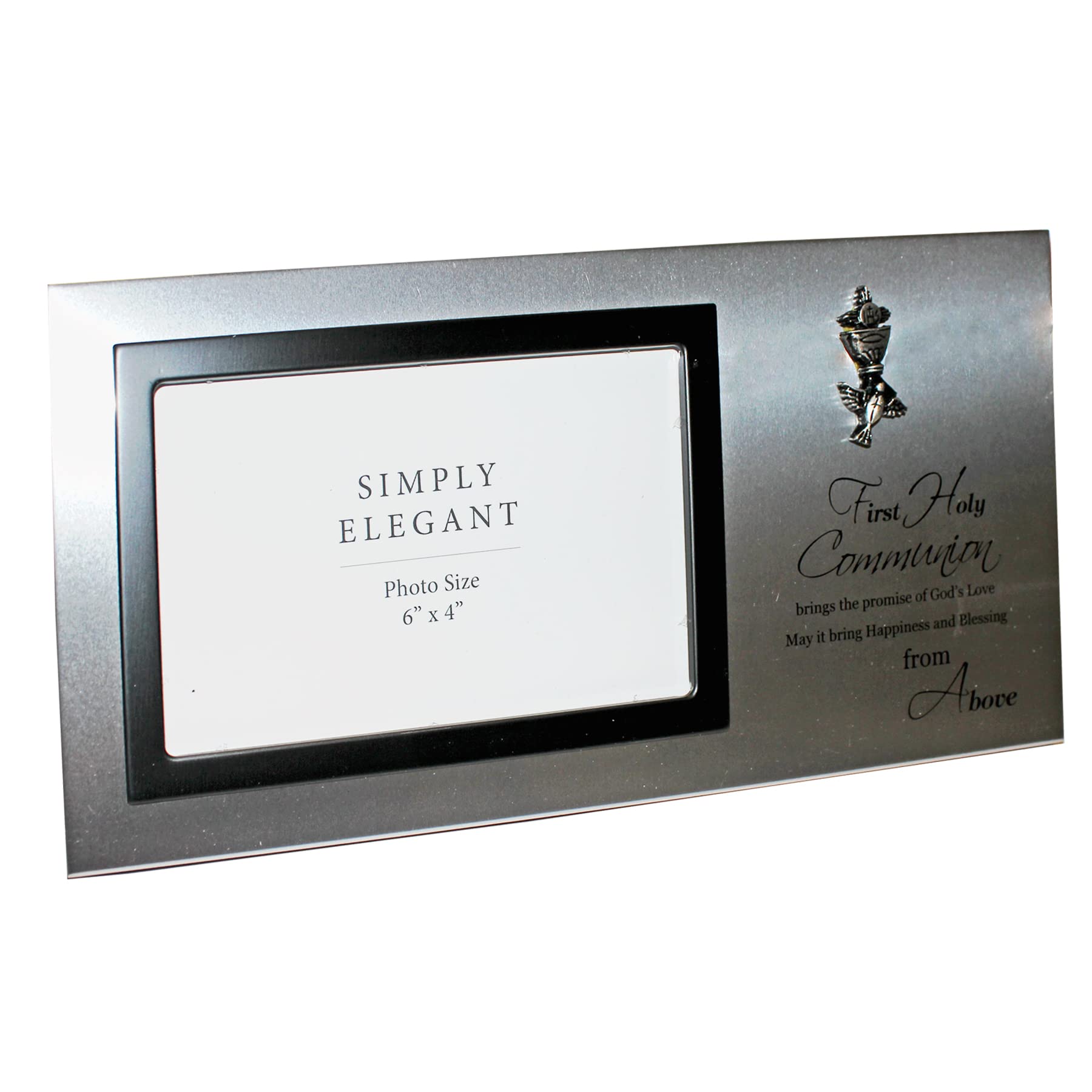 Cbc Distributors Silver My First Holy Communion Photo Frame With Verse And Chalice Attachment 1721