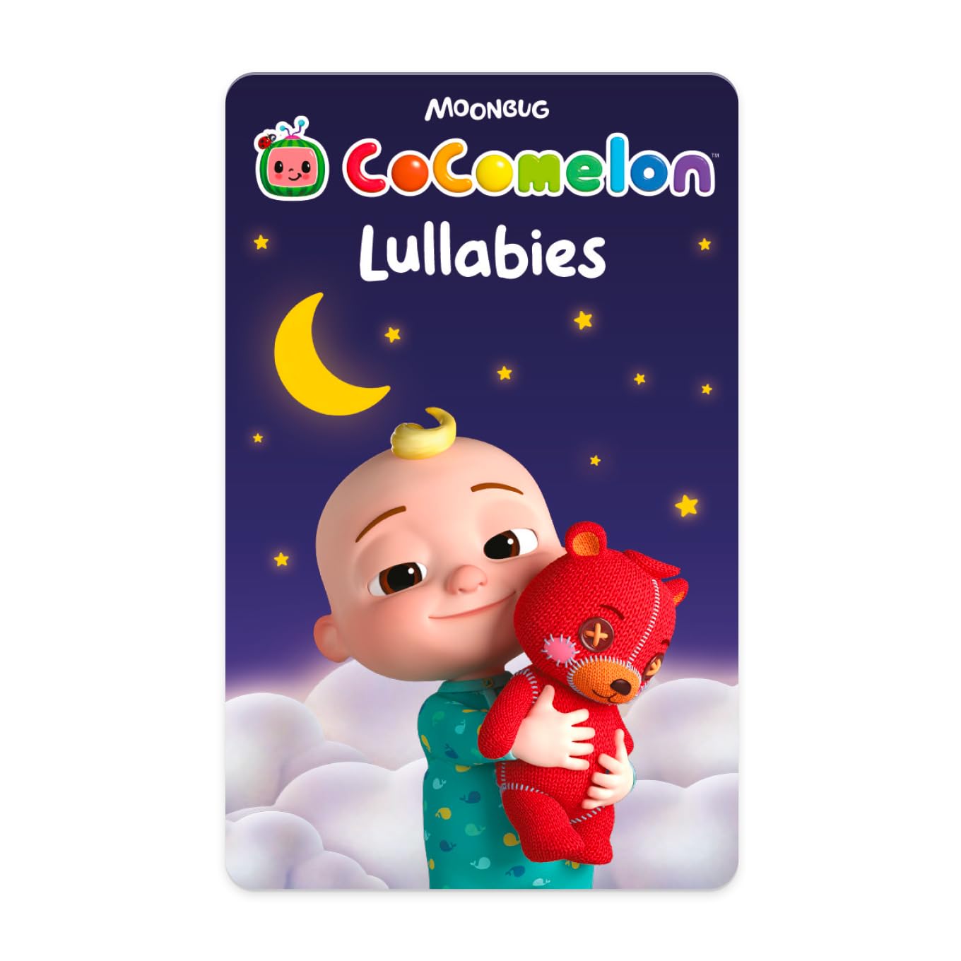 Yoto CoComelon Lullabies – Kids Audiobook Card for Use with Player & Mini All–in–1 Audio Device, Educational & Screen-Free Listening with Fun Singalong Music for Playtime Parties & Travel, All Ages