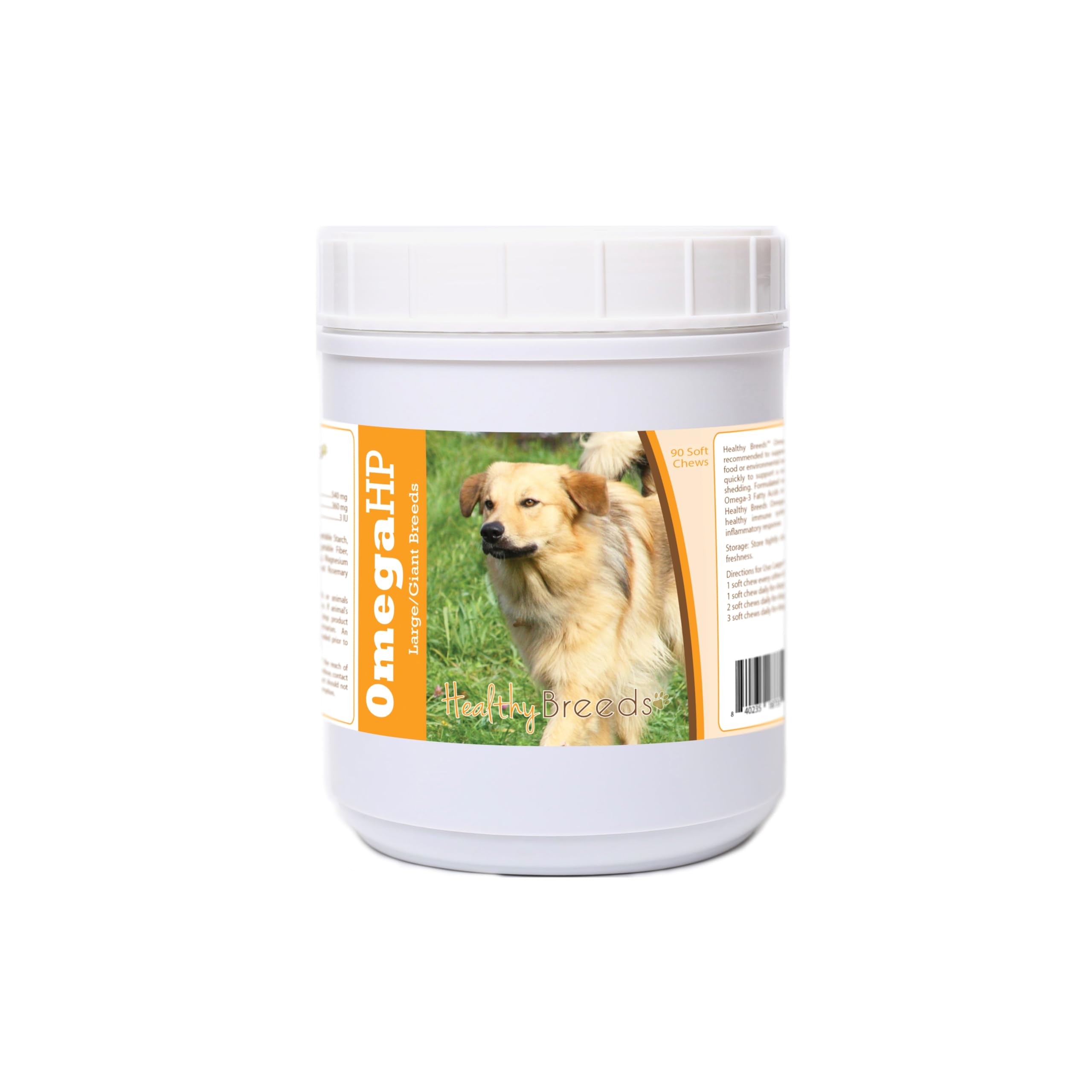 Healthy Breeds Chinook Omega HP Fatty Acid Skin and Coat Support Soft Chews 90 Count