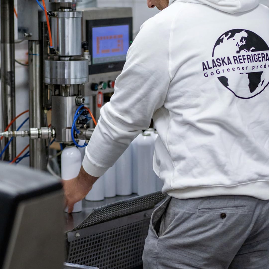 Double Kit – 3in1 Alaska Refrigerants R134a Ersatzkältemittel mit PAG 100 Öl und Dichtmittel + Schlauch & Manometer