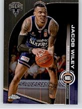2023-24 Topps Chrome NBL #4 Jacob Wiley Adelaide 36ers Official Australian Basketball League Card in Raw (NM or Better) Condition
